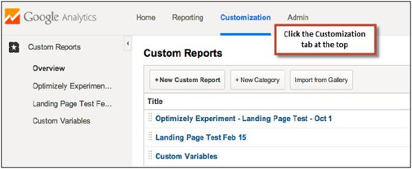 Creating Custom Report