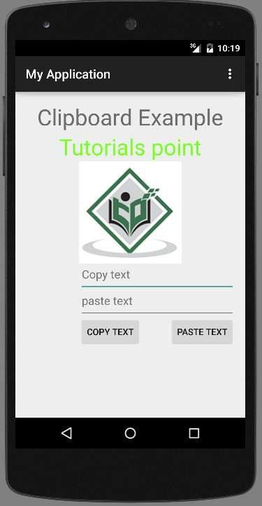 Anroid clipboard Tutorial