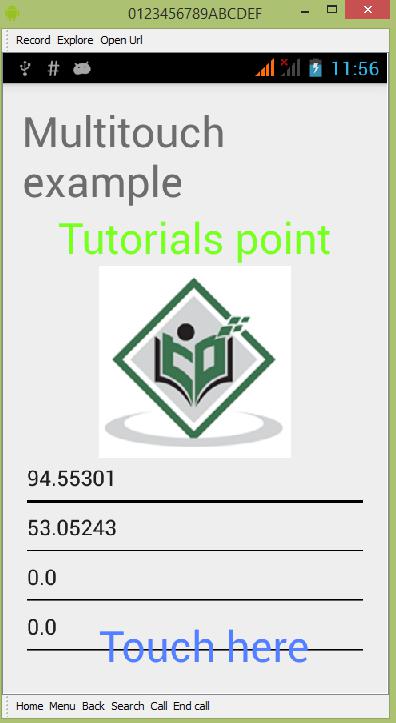 Android Multitouch Tutorial