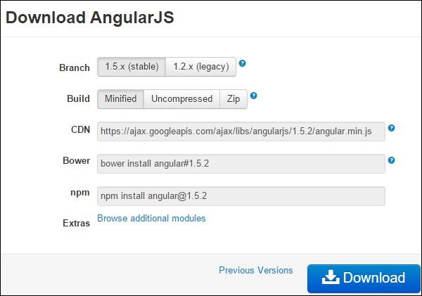 AngularJS Download