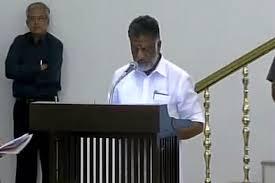 O Panneerselvam Sworn