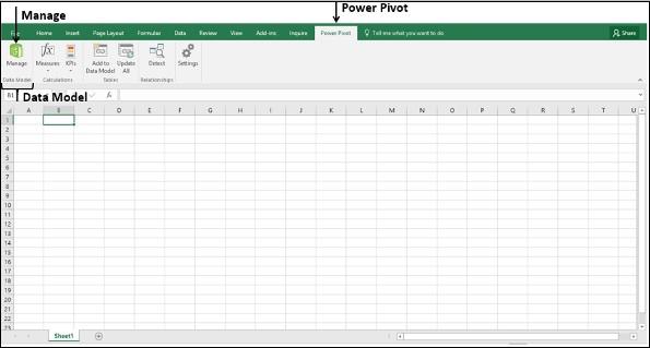 Manage Power Pivot