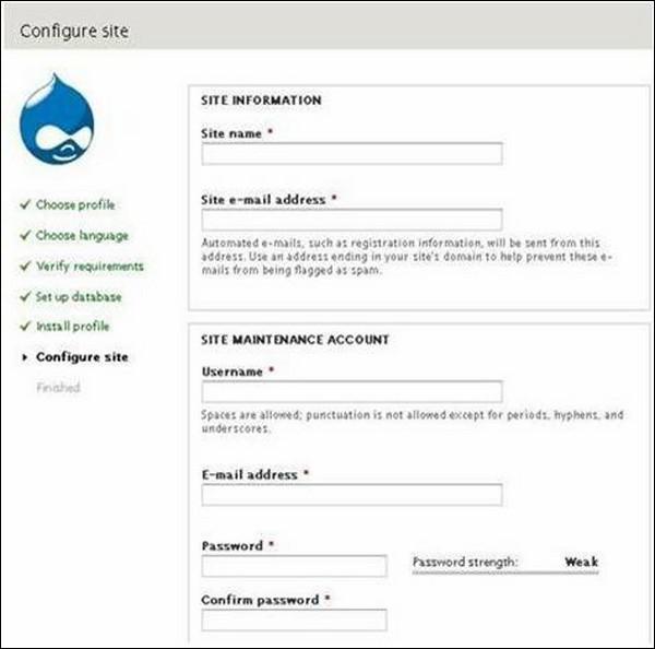 Drupal Installation