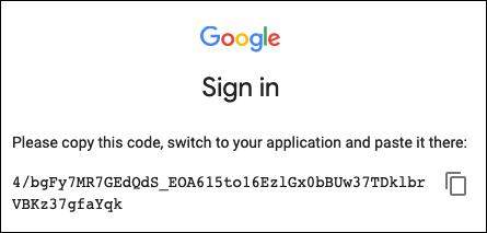 Google Sign In