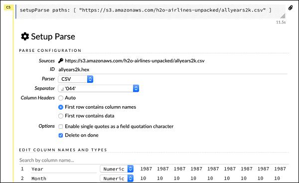 configuration dialog