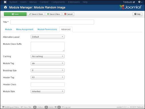 Joomla Random Image Module