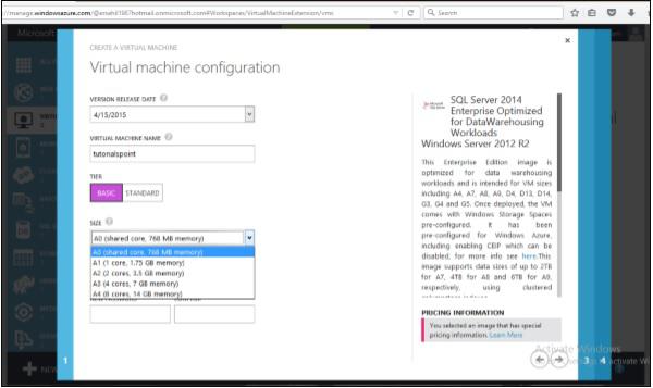 Virtual Machine Configuration