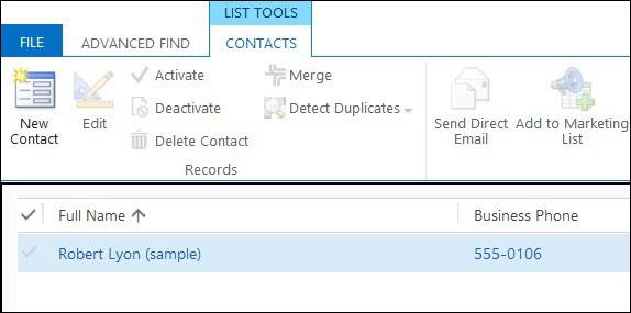 Mscrm Advanced Find Query Results