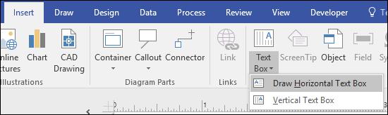 Inserting Text in a Document