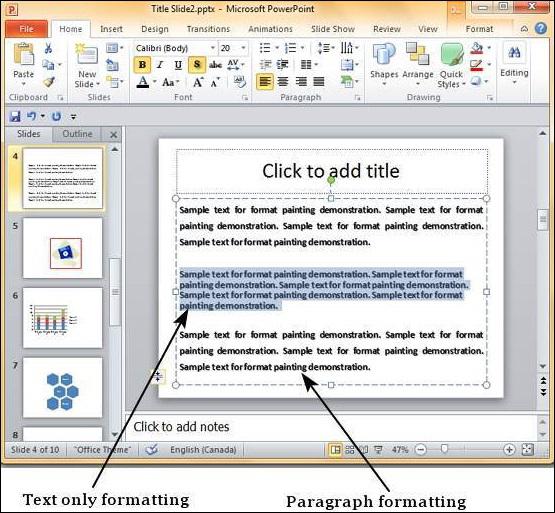 Microsoft PowerPoint 2010