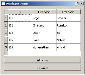 Database Handling Output