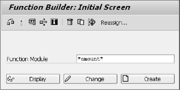 Create Function Module