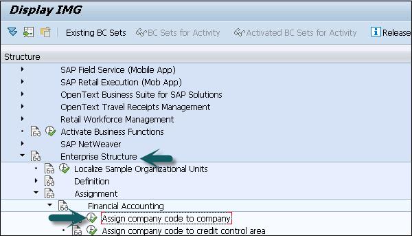 Assigning a Company Code