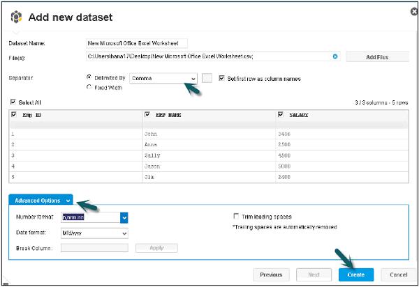 Working CSV Files Step2