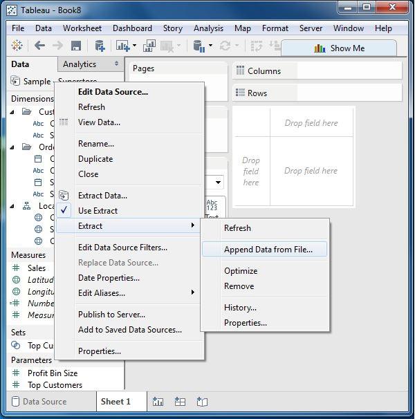 extract data 5 incremental