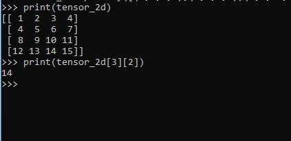 Two Dimensional Tensors Tracked