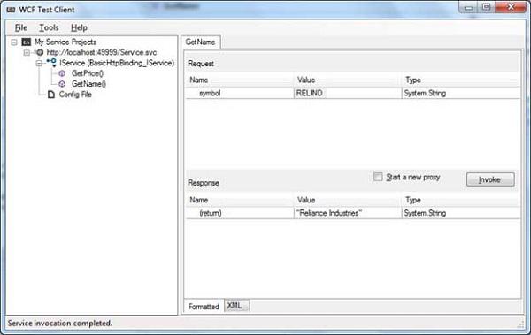WCF Service Testing