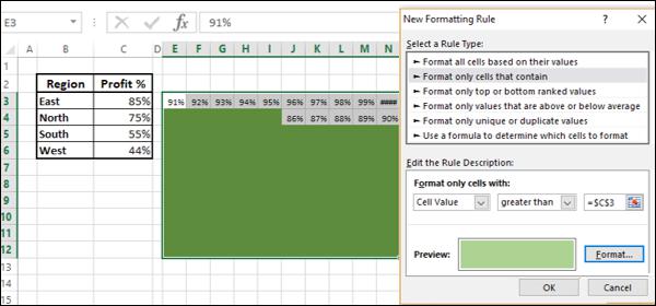 Light Green Font Color