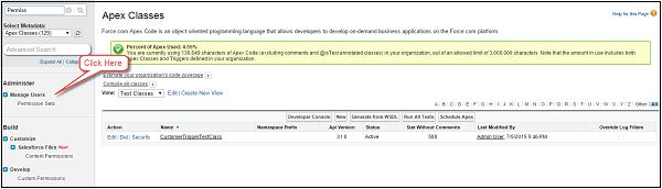 Setting Apex Class Security From Permissionset Step1
