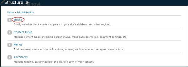 Drupal Block & Regions