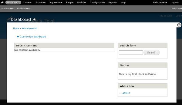 Drupal Block & Regions