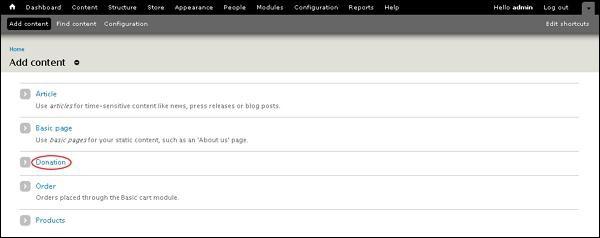 Drupal Receive Donations