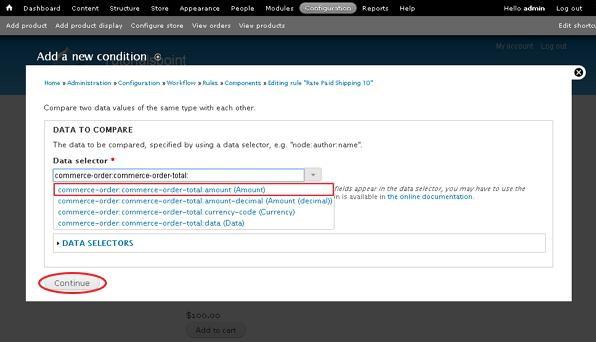 Drupal Setup Shipping