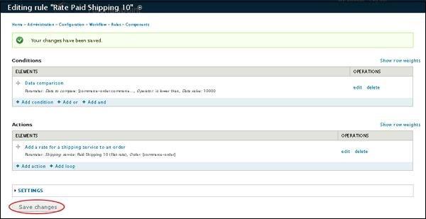 Drupal Setup Shipping