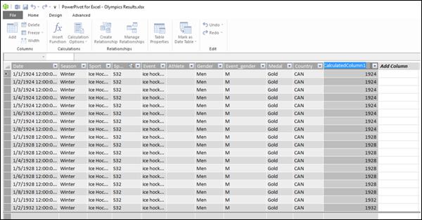 Renaming the Calculated Column