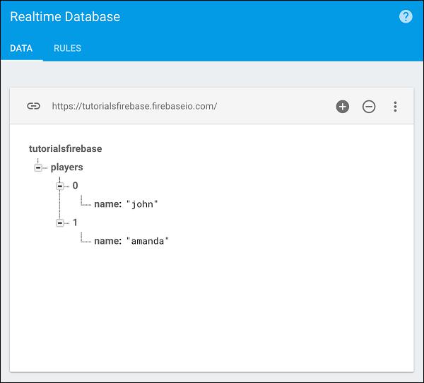 Firebase Data Simple