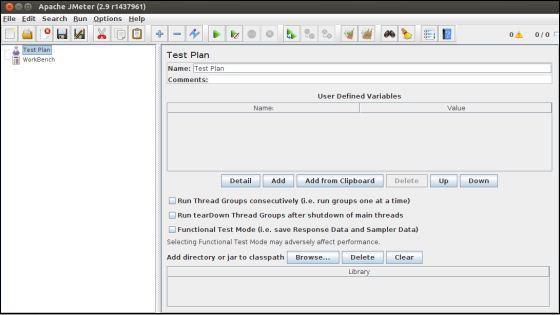 JMeter GUI