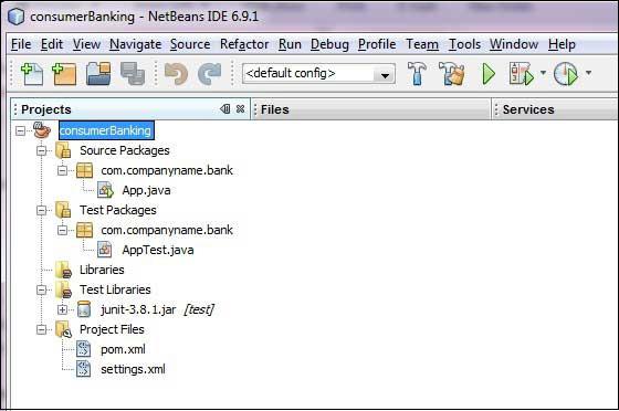 Maven project in NetBeans.