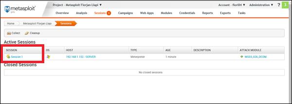 Click Active Session