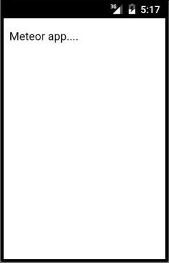 Meteor Mobile