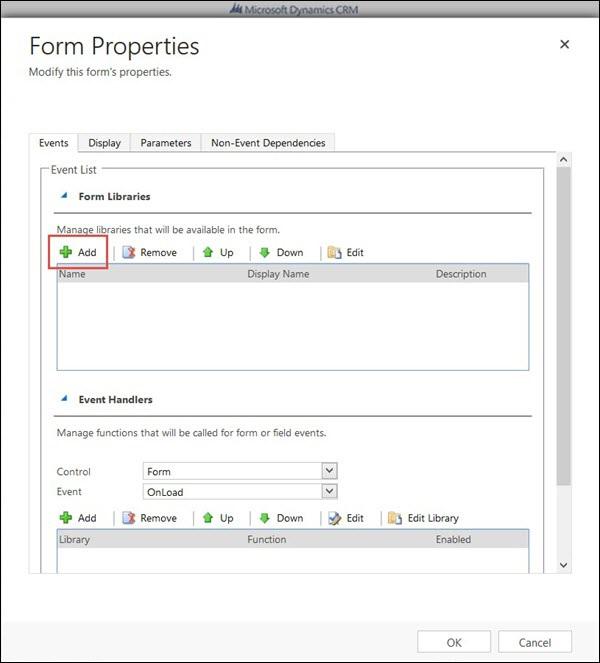 Form Programming Add Form Library