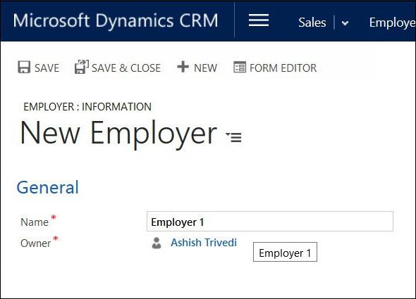 Mscrm Create Records Step 2