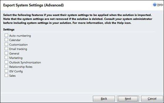 Mscrm Export Solution Step 3