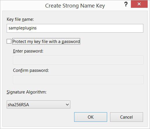 Mscrm Plugin Sign Assembly Add Key