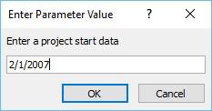 Enter Start Data