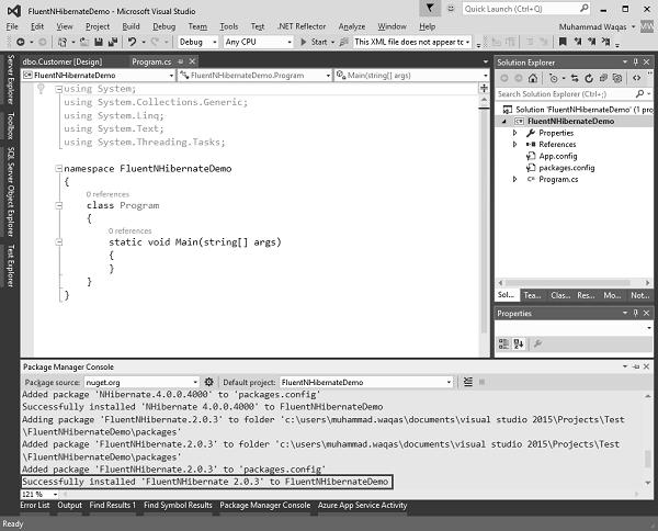 Installed Successfully