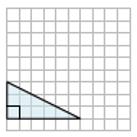 Finding the area of a right triangle on a grid Quiz5