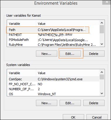 Environment Variables