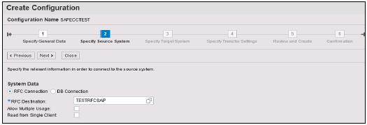 Create Configuration