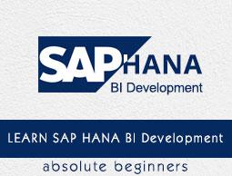 SAP HANA BI Development Tutorial
