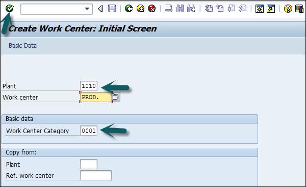 Work Center Category