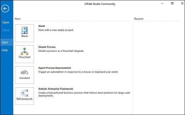 Creating Automation Project Step1