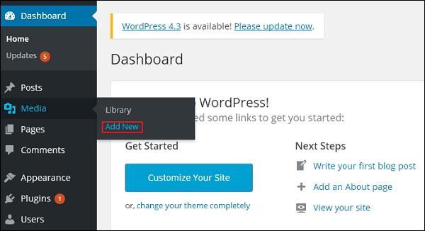 WordPress Add Media