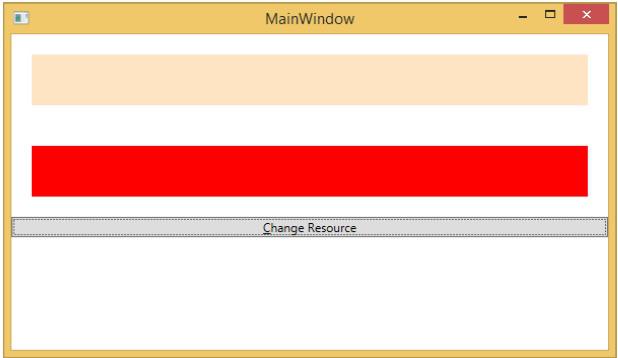 Change Resource Dictionaries