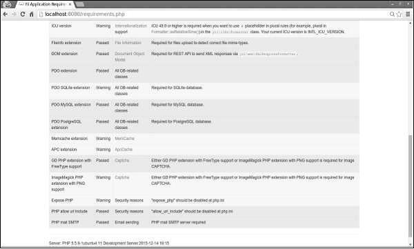 Requirement PHP Script