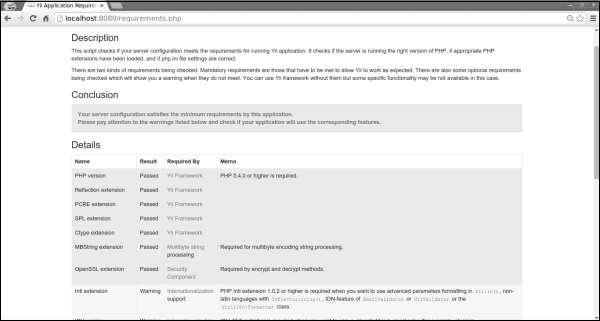 Run Requirement PHP Script
